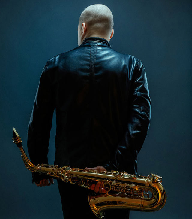 Saxophonist Alex Han